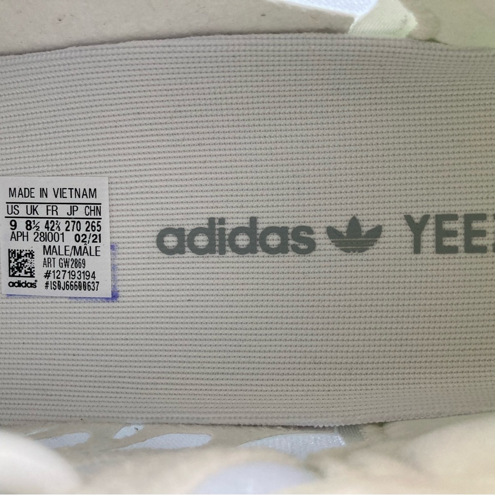 Yeezy boost 350 V2 shoe mono ice size 9 - Picture 9 of 10